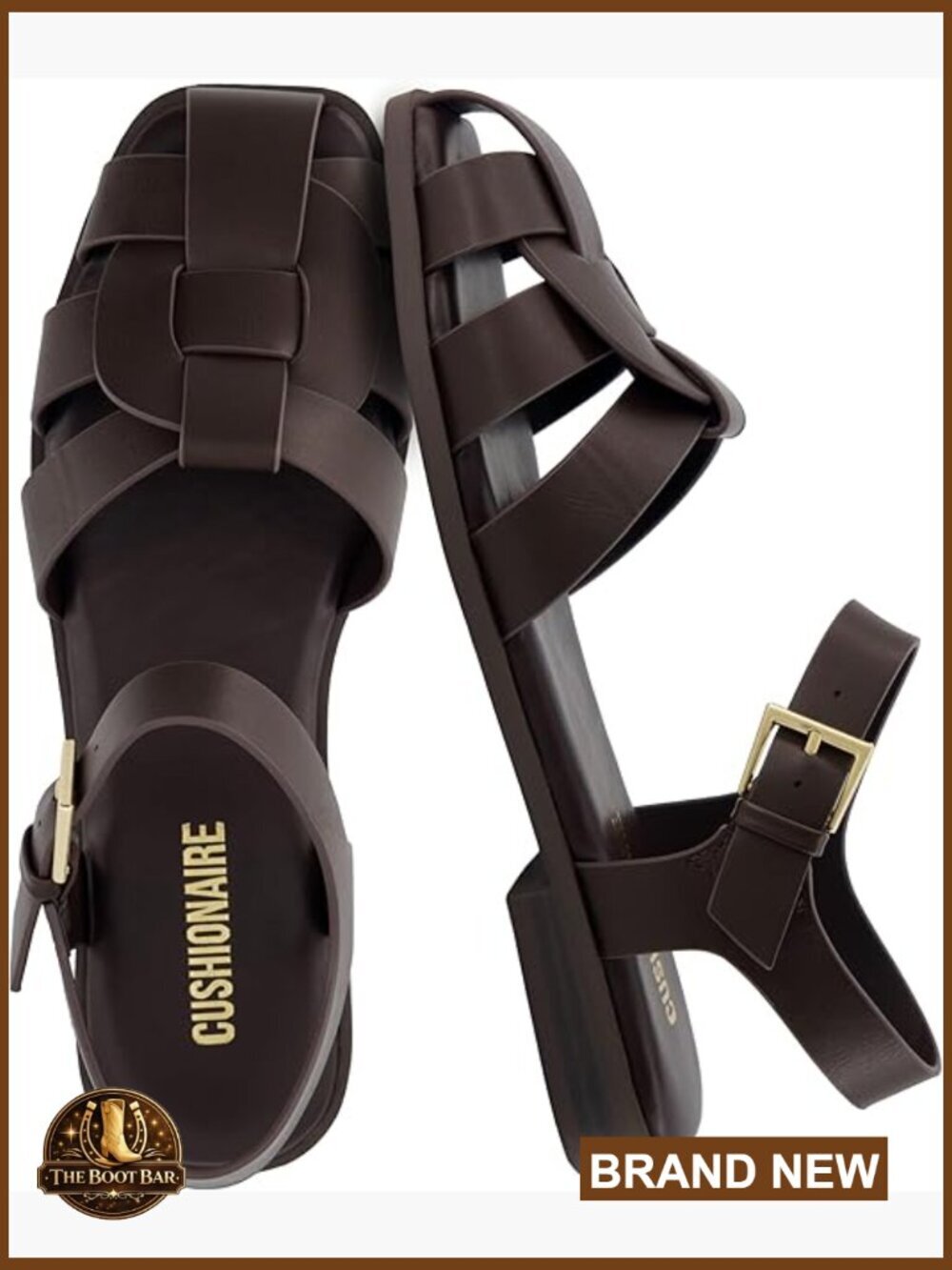 Closed Toe Fisherman Sandals - Flat Dressy Comfortable Sandals with Adjustable